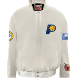 Indiana Pacers Wool & Leather Varsity Jacket