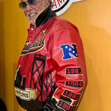 San Francisco 49ers 5x Super Bowl Champion Skyline Vegan Leather Jacket