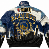 Golden State Warriors 7th Championship Leather Jacket