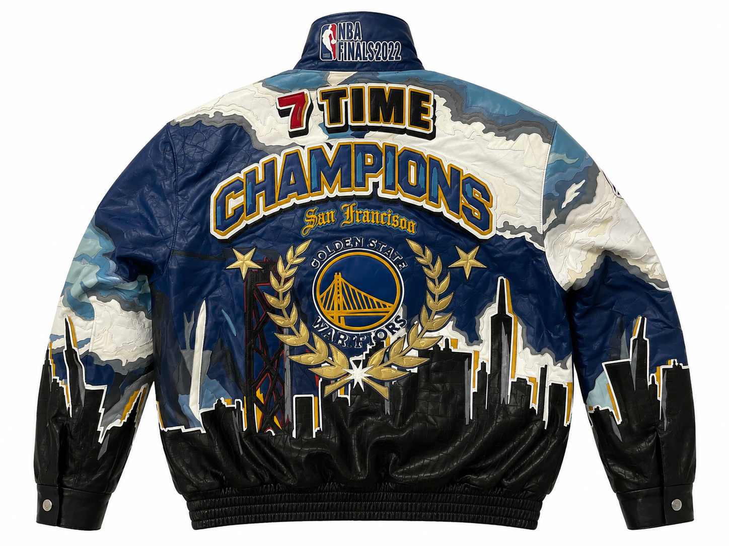 Golden State Warriors 7th Championship Leather Jacket