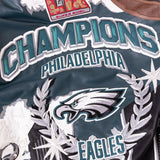 Philadelphia Eagles 2-Time Super Bowl Champions Genuine Leather Jacket