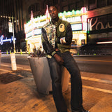 Jeff Hamilton x BAPE Wool & Leather Varsity Jacket