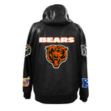 Chicago Bears Lightweight Vegan Zip-Up Hooded Jacket