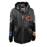 Chicago Bears Lightweight Vegan Zip-Up Hooded Jacket