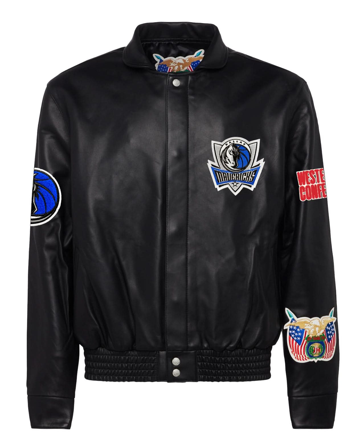 Dallas Mavericks Full Leather Jacket Black