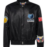 Memphis Grizzlies Full Leather Jacket Black