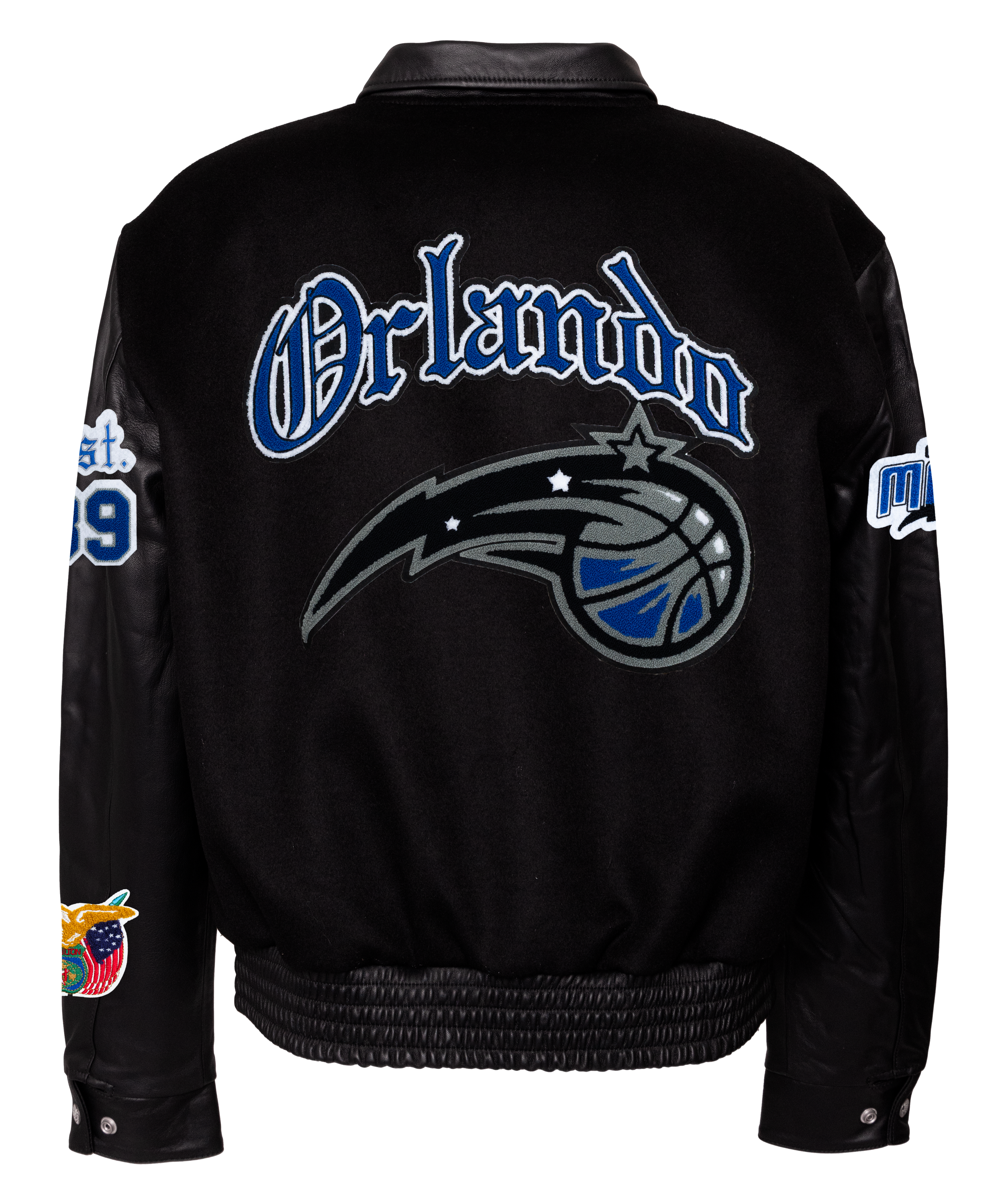 Orlando Magic Wool & Leather Old English Jacket - AR