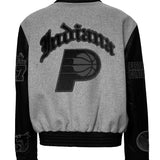 Indiana Pacers Wool & Leather Old English Varsity Jacket