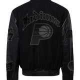 Indiana Pacers Wool & Leather Old English Varsity Jacket
