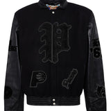 Indiana Pacers Wool & Leather Old English Varsity Jacket