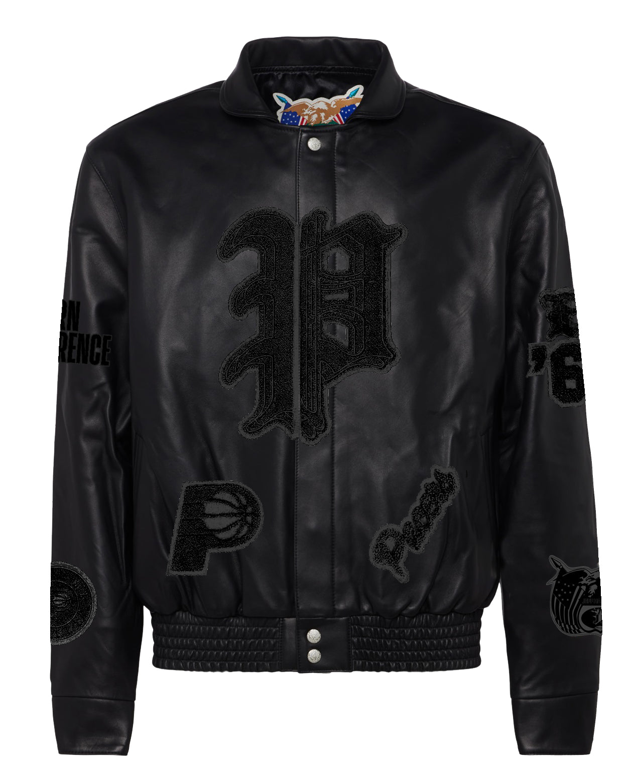 Indiana Pacers Full Leather Old English Jacket