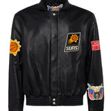 Phoenix Suns Full Leather Jacket Black