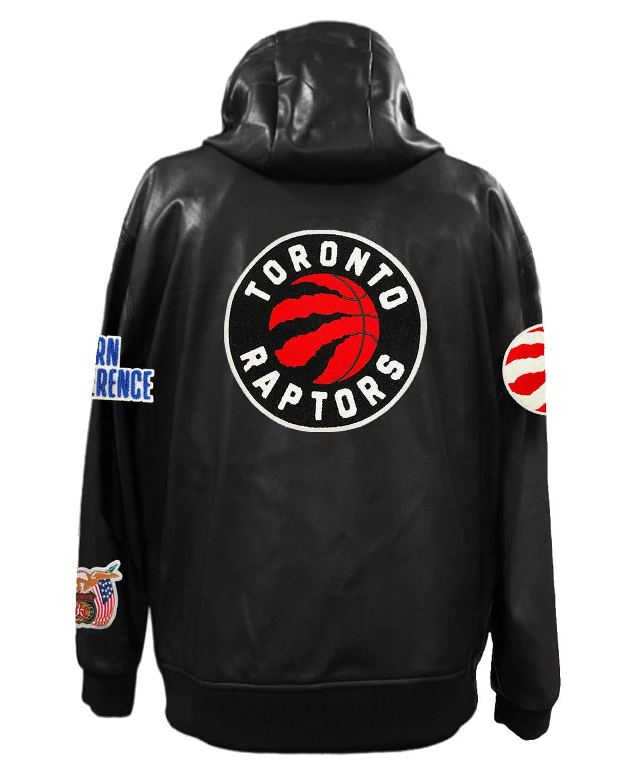 Toronto Raptors Lightweight Vegan Zip-Up Hooded Jacket