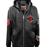 Toronto Raptors Lightweight Vegan Zip-Up Hooded Jacket
