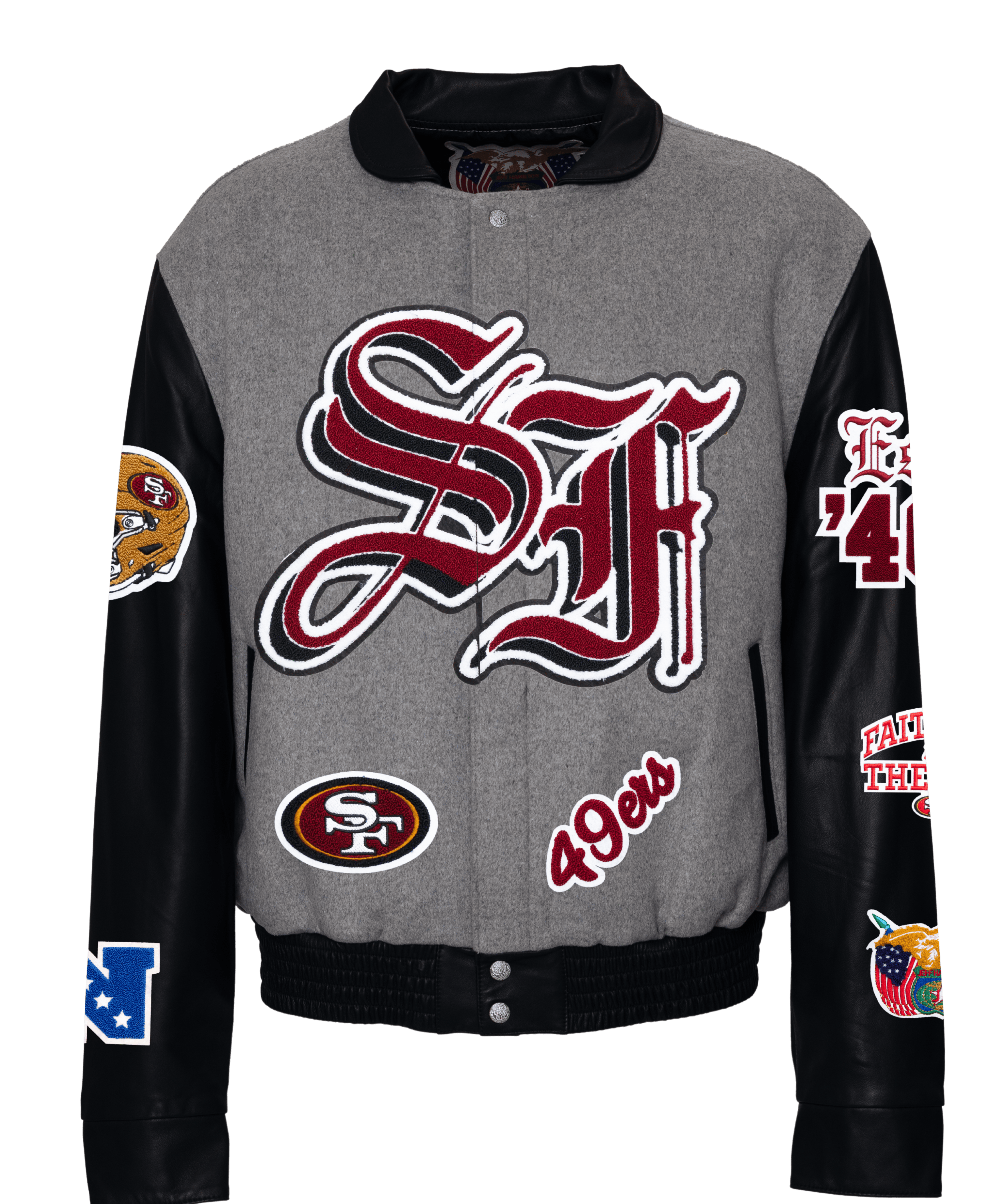 49ers Wool & Leather Jacket