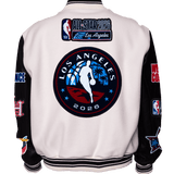 All-Star 2026 Wool & Leather Varsity Jacket White/Black