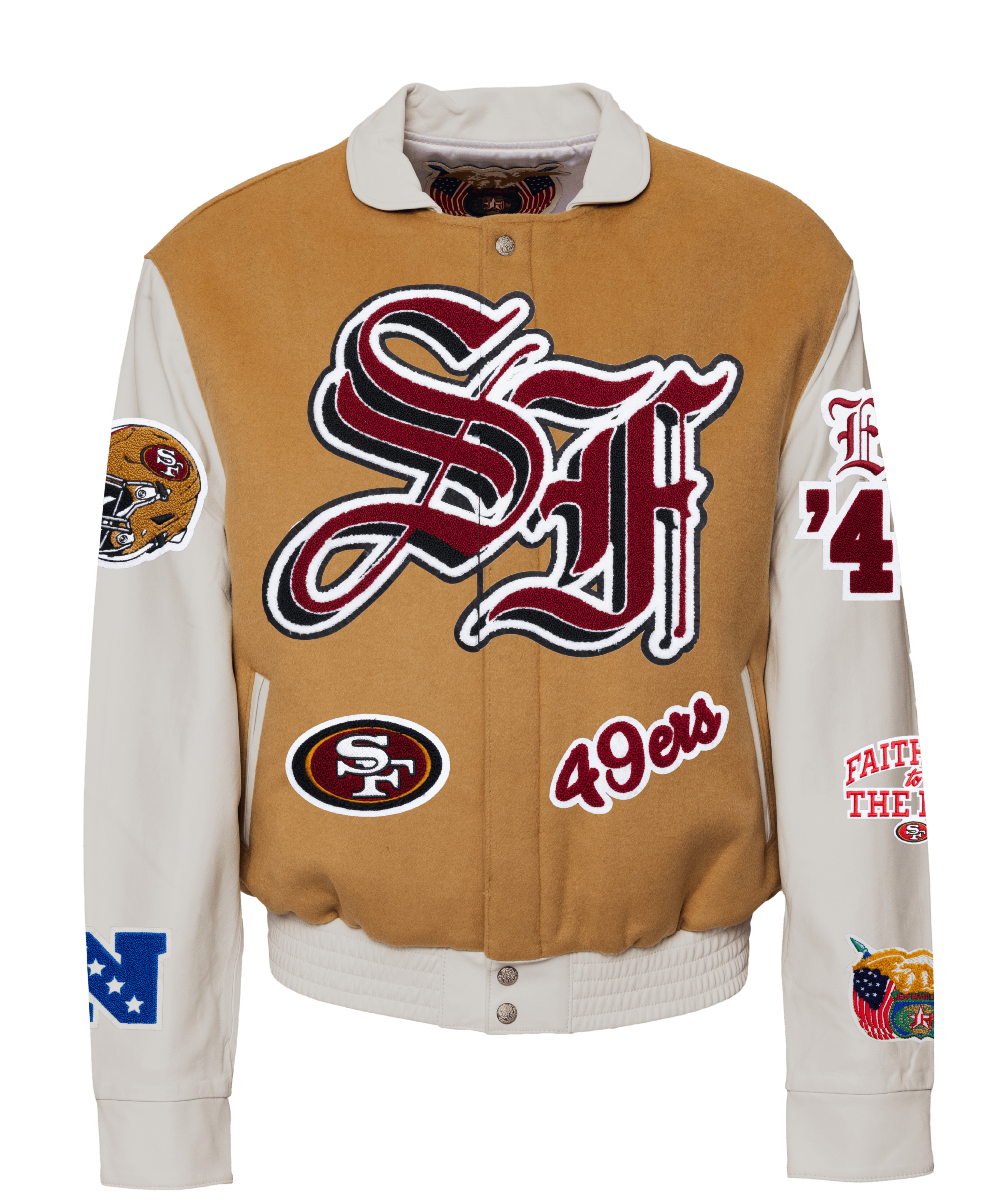 49ers Wool & Leather Jacket