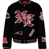 New England Patriots Wool Old English Varsity Jacket Black
