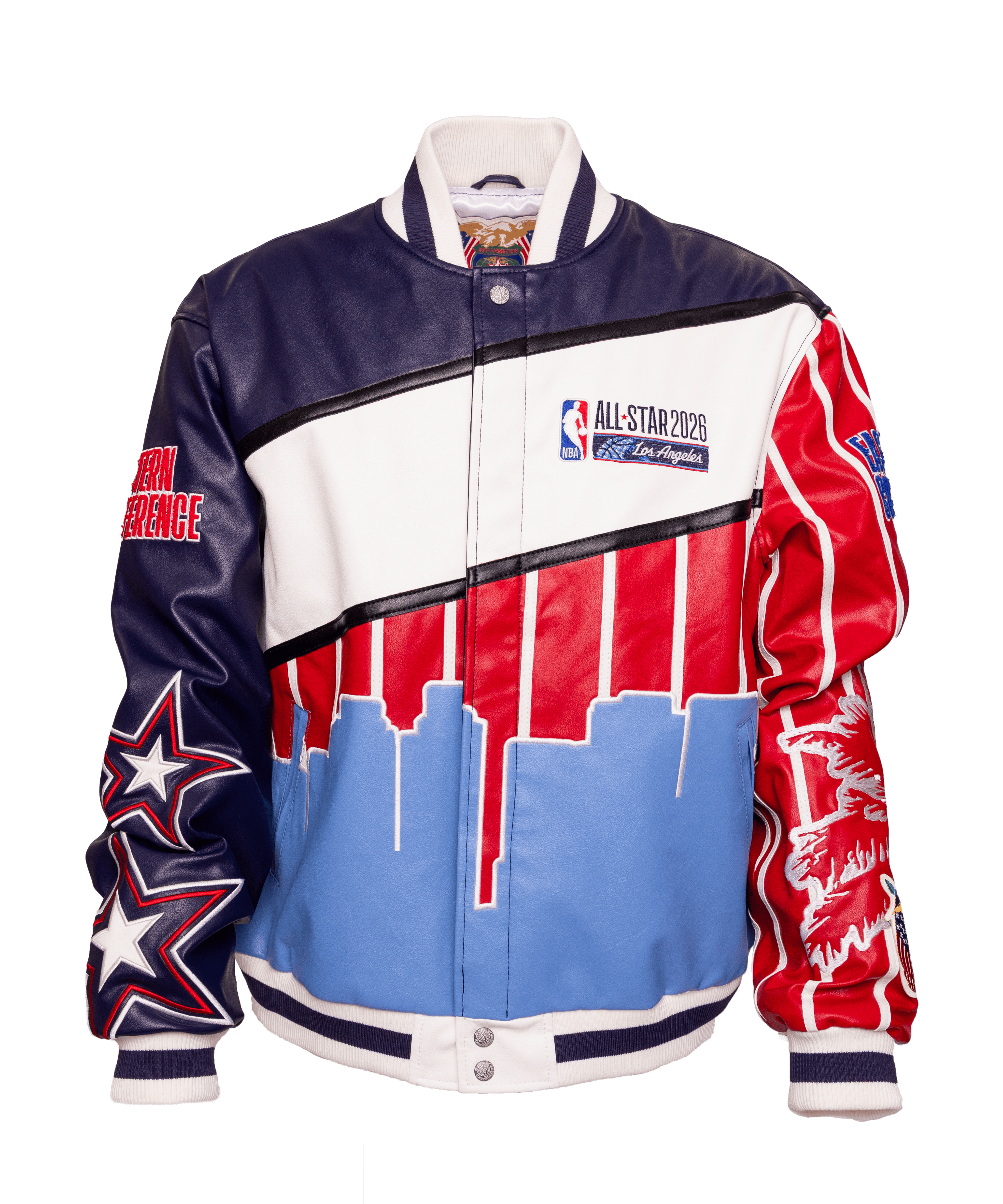 2026 NBA All-Star Los Angeles Vegan Leather Jacket