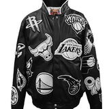 Limited Edition 50th Anniversary of Hip-Hop NBA Collage Full Leather Black & White