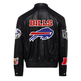 Buffalo Bills Full Leather Jacket Black
