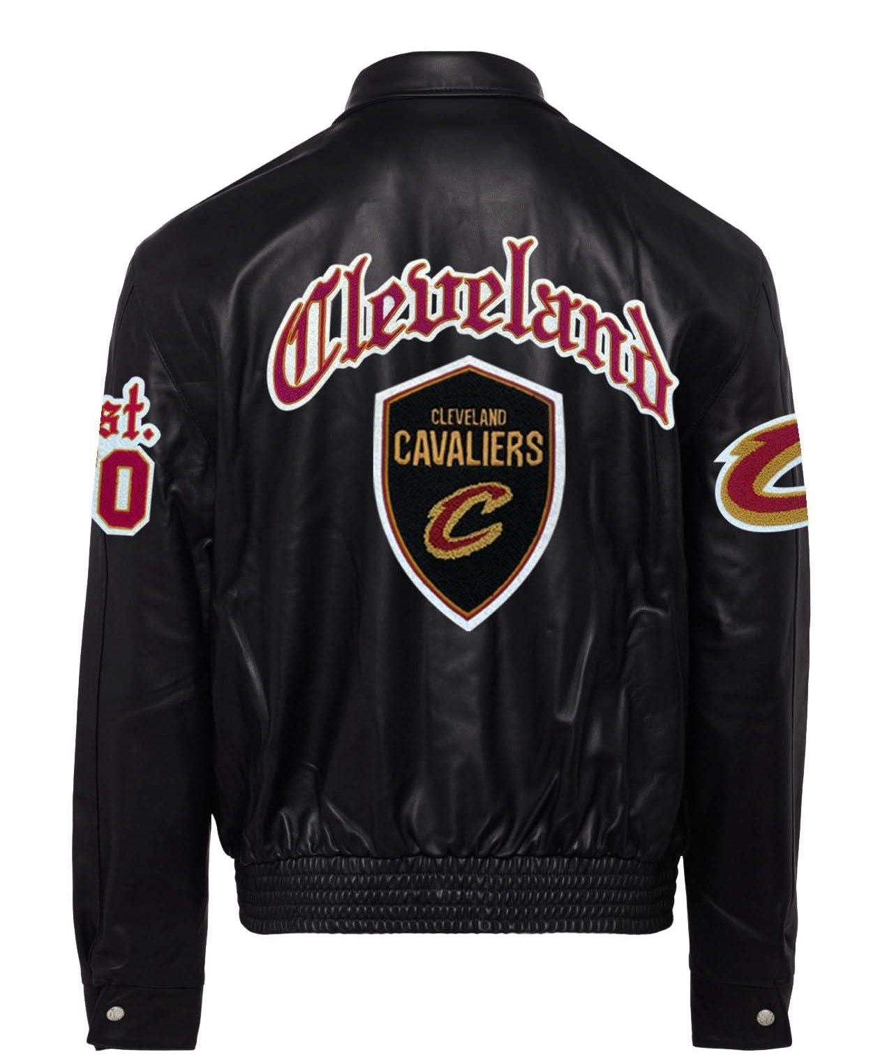 Cleveland Cavaliers Full Leather Jacket Black