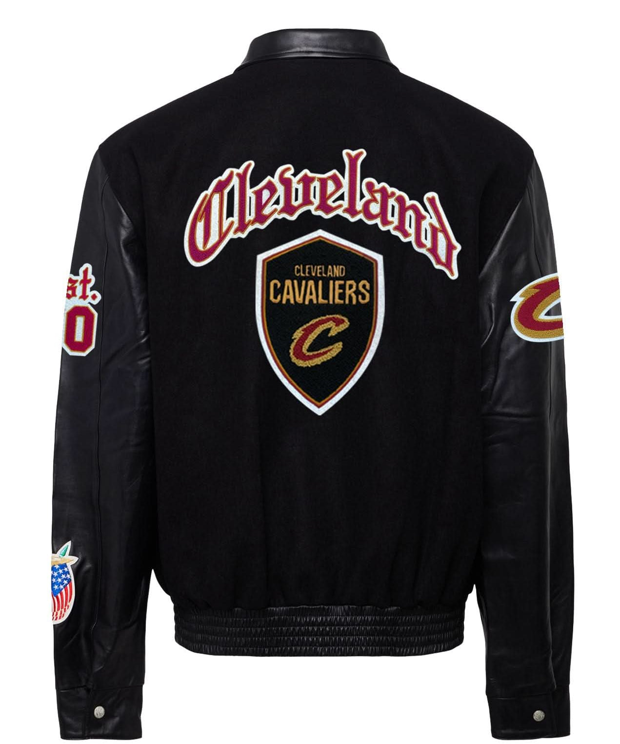 Cleveland Cavaliers Wool & Leather Varsity Jacket