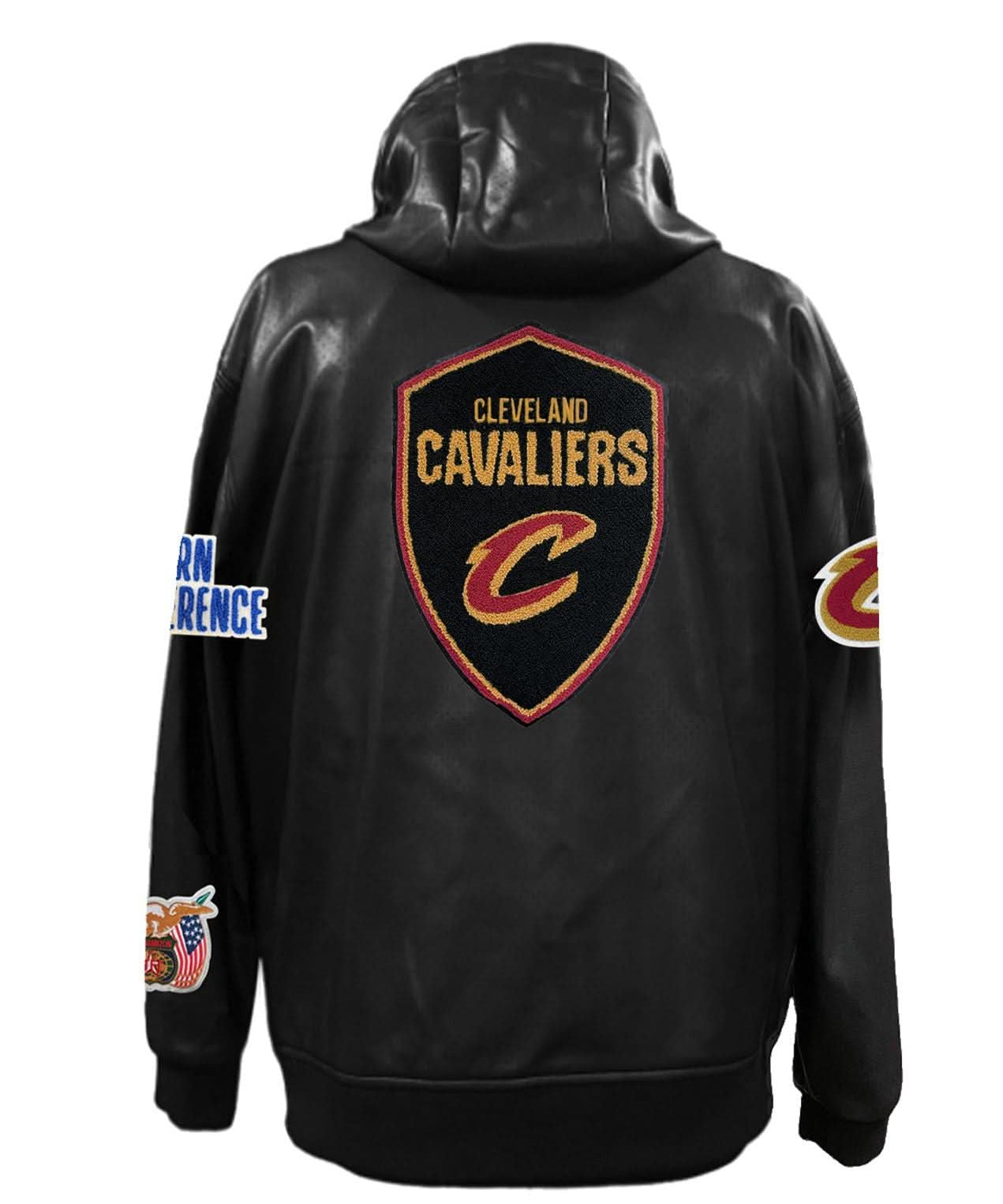 Cleveland Cavaliers Lightweight Vegan Zip-Up Hooded Jacket