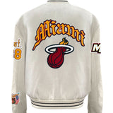 Miami Heat Wool Old English Varsity Jacket