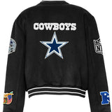 Dallas Cowboys Wool Varsity Jacket Black
