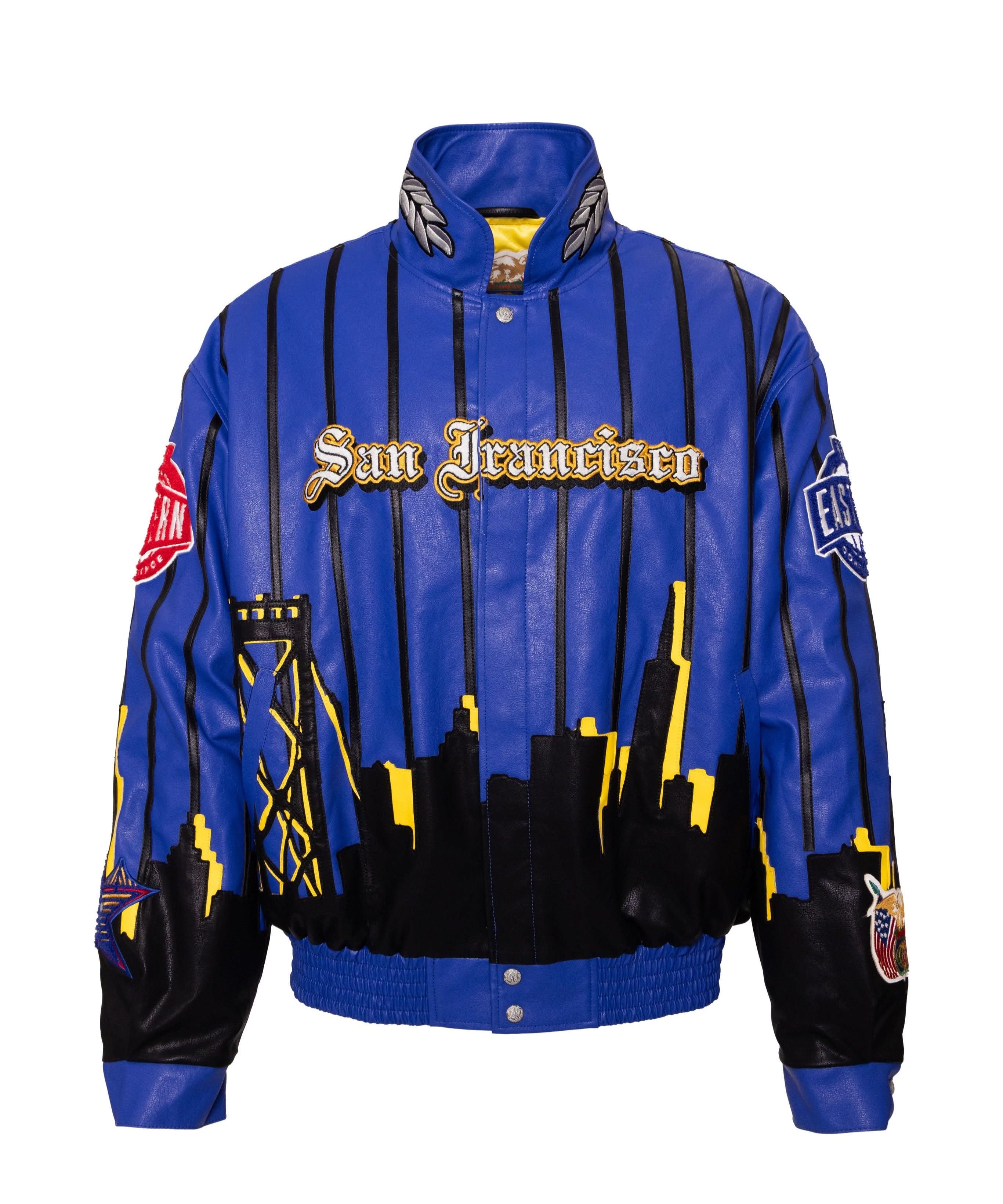 2025 NBA All-Star San Francisco Bay Area Vegan Leather Jacket
