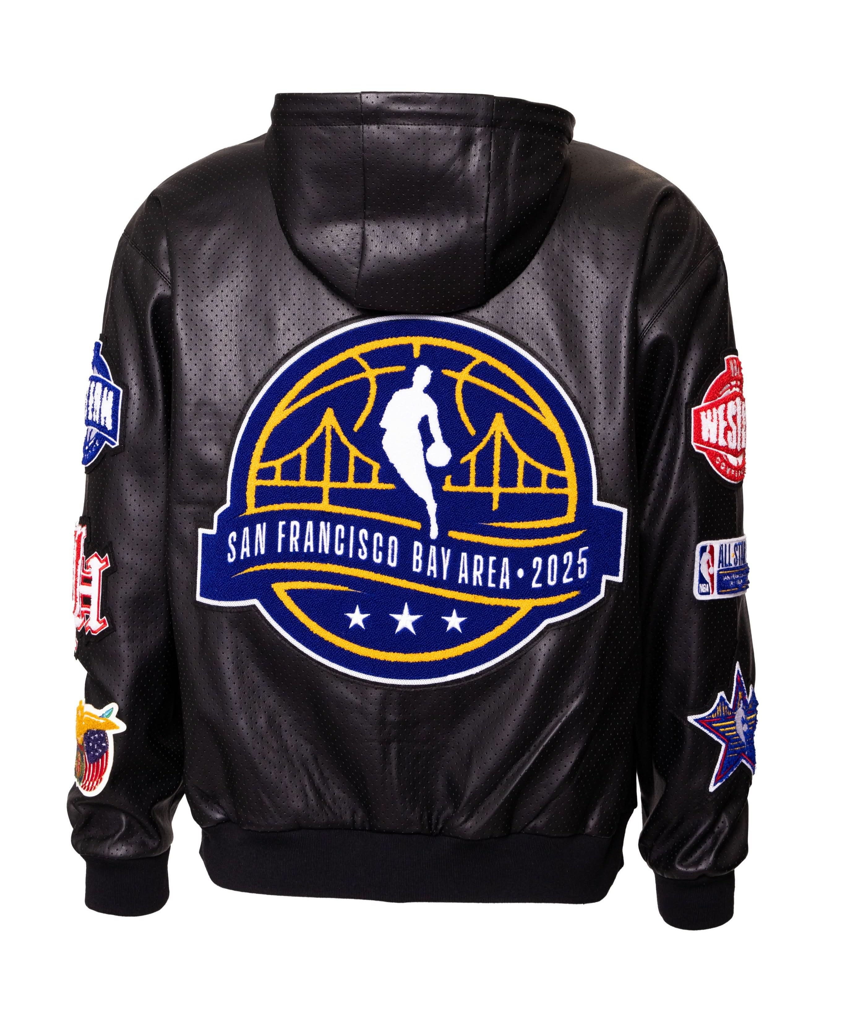 2025 NBA All-Star San Francisco Bay Area Lightweight Vegan Hooded Zip-Up Jacket