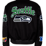 Seattle Seahawks Wool & Leather Old English Varsity Jacket Orders