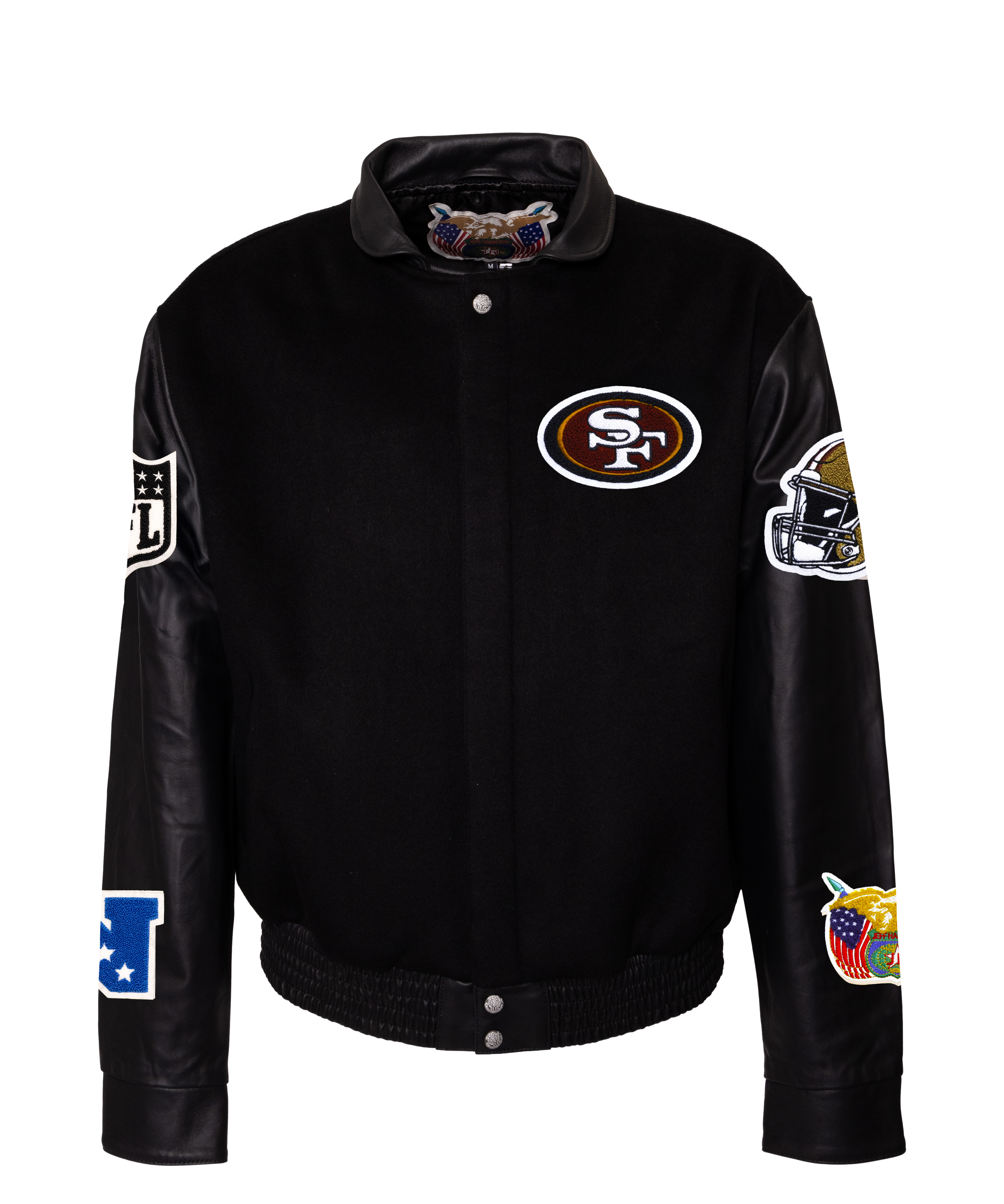 San Francisco 49ers Wool & Leather Varsity Jacket