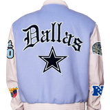 Dallas Cowboys Wool & Leather Old English Varsity Jacket