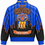 New York Knicks Championship Vegan Leather Jacket