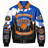 New York Knicks 2026 NBA Champions Italian lambskin Leather Jacket