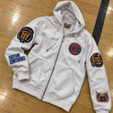 New York Knicks Championship Zip-Up Jacket in white